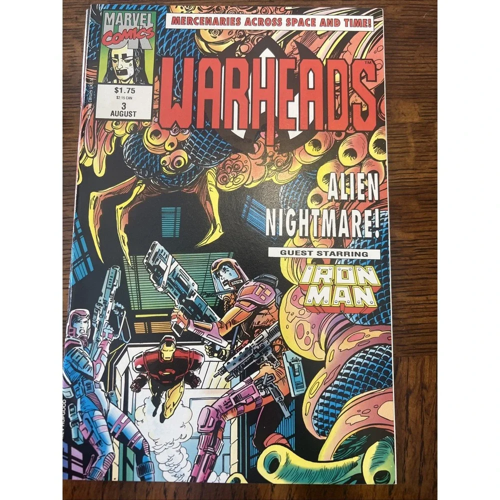 Warheads Comics #1 - #3 1992 Marvel UK) Bagged and boarded Lot